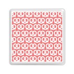 Chic Pretzel Illustrations Pattern Memory Card Reader (Square) Front
