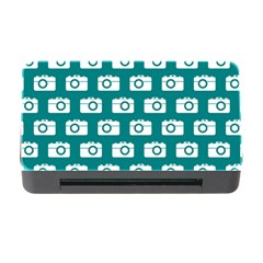 Modern Chic Vector Camera Illustration Pattern Memory Card Reader With Cf by GardenOfOphir