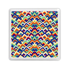 Trendy Chic Modern Chevron Pattern Memory Card Reader (square) by GardenOfOphir