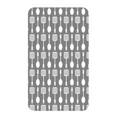 Gray And White Kitchen Utensils Pattern Memory Card Reader (rectangular) by GardenOfOphir
