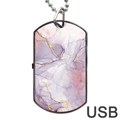 Liquid Marble Dog Tag Usb Flash (two Sides) by BlackRoseStore