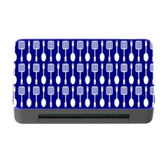 Indigo Spatula Spoon Pattern Memory Card Reader With Cf by GardenOfOphir