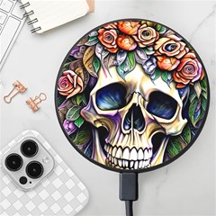 Skull Dead Wireless Fast Charger(black) by GardenOfOphir