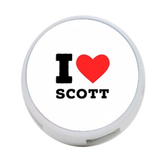 I Love Scott 4-port Usb Hub (two Sides) by ilovewhateva