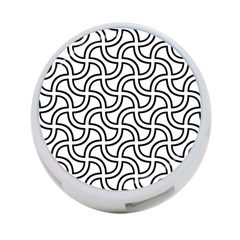 Pattern-monochrome-repeat- 4-port Usb Hub (two Sides) by Semog4
