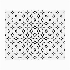 Star-curved-pattern-monochrome Small Glasses Cloth (2 Sides) by Semog4