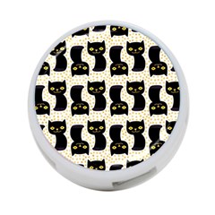 Black Cats And Dots Koteto Cat Pattern Kitty 4-port Usb Hub (one Side) by Salman4z