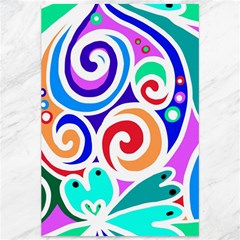 Crazy Pop Art - Doodle Circles   Canvas 12  X 18  by ConteMonfrey