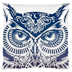 Owl Large Cushion Case (two Sides) by Amaryn4rt
