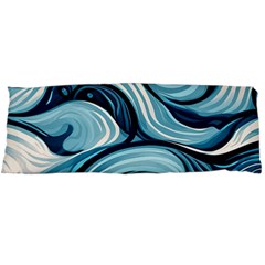 Pattern Ocean Waves Arctic Ocean Blue Nature Sea Body Pillow Case (dakimakura) by Wegoenart