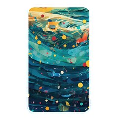 Confetti Ocean Themed Tropical Background Wallpaper Memory Card Reader (rectangular) by Wegoenart