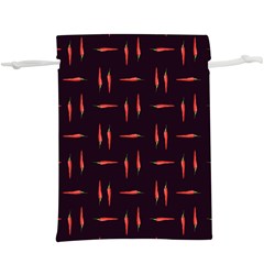Hot Peppers Lightweight Drawstring Pouch (xl) by SychEva
