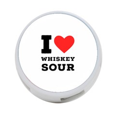 I Love Whiskey Sour 4-port Usb Hub (one Side) by ilovewhateva