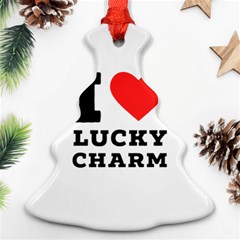 I Love Lucky Charm Christmas Tree Ornament (two Sides) by ilovewhateva