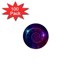 Time-machine 1  Mini Buttons (100 Pack) 