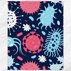 Seamless-pattern-microbes-virus-vector-illustration Canvas 16  X 20  by Salman4z