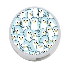 Penguins Pattern 4-port Usb Hub (one Side)