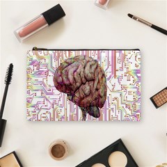 Brain Think Neurons Circuit Cosmetic Bag (medium) by pakminggu