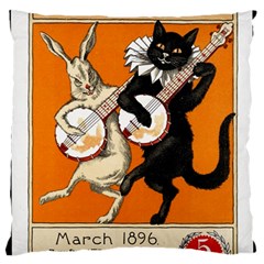 Vintage Poster Ad Retro Design Standard Premium Plush Fleece Cushion Case (two Sides) by Mog4mog4