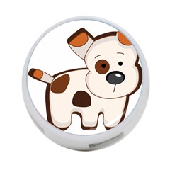 Animation-dog-cute-cartoon-drawing 4-port Usb Hub (two Sides) by 99art