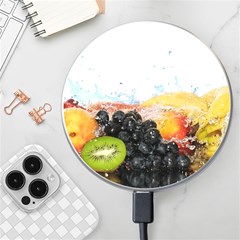 Variety Of Fruit Water Berry Food Splash Kiwi Grape Wireless Fast Charger(white) by B30l
