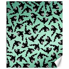 Orca Killer Whale Fish Canvas 8  X 10 
