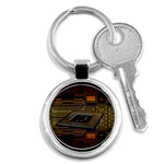 Processor Cpu Board Circuit Key Chain (Round) Front