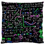 Math-linear-mathematics-education-circle-background Large Cushion Case (One Side) Front