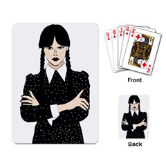 Wednesday Addams Playing Cards Single Design (rectangle) by Fundigitalart234