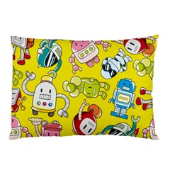 Robot Pattern Lego Pillow Case by Cowasu