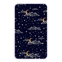 Hand-drawn-scratch-style-night-sky-with-moon-cloud-space-among-stars-seamless-pattern-vector-design- Memory Card Reader (rectangular) by uniart180623