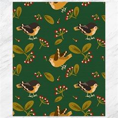 Cute-seamless-pattern-bird-with-berries-leaves Canvas 16  X 20 