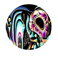 Garden Flower Nature Digital Art Abstract Mini Round Pill Box (pack Of 3)