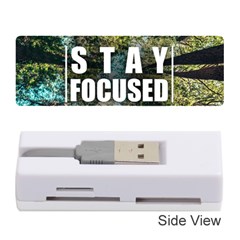 Stay Focused Focus Success Inspiration Motivational Memory Card Reader (stick) by Bangk1t