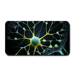 Ai Generated Neuron Network Connection Medium Bar Mat by Ravend