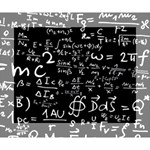 E=mc2 Text Science Albert Einstein Formula Mathematics Physics Deluxe Canvas 14  x 11  (Stretched) 14  x 11  x 1.5  Stretched Canvas