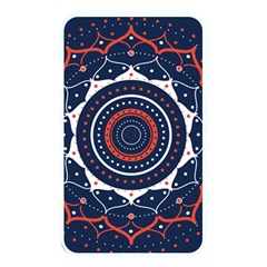 Mandala Orange Navy Memory Card Reader (rectangular) by Simbadda