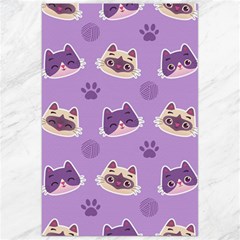 Cute-colorful-cat-kitten-with-paw-yarn-ball-seamless-pattern Canvas 24  X 36  by Simbadda
