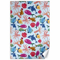 Sea Creature Themed Artwork Underwater Background Pictures Canvas 20  X 30 