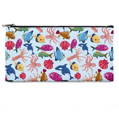 Sea Creature Themed Artwork Underwater Background Pictures Pencil Case by Grandong