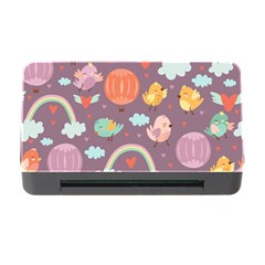 Cute-seamless-pattern-with-doodle-birds-balloons Memory Card Reader With Cf by pakminggu