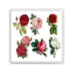 Roses-white Memory Card Reader (square)