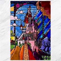 Beauty Stained Glass Castle Building Canvas 20  X 30  by Cowasu