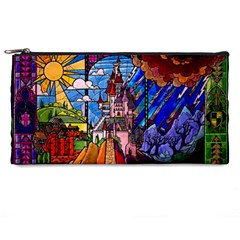 Beauty Stained Glass Castle Building Pencil Case by Cowasu