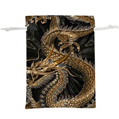 Fantasy Dragon Pentagram Lightweight Drawstring Pouch (xl) by Cowasu