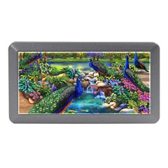 Peacocks  Fantasy Garden Memory Card Reader (mini) by Bedest