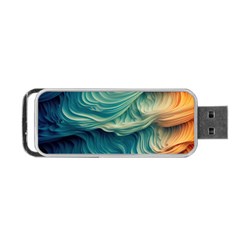 Art Pattern Artis Hands Illustration Portable Usb Flash (two Sides) by Ravend