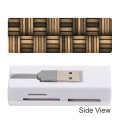 Brown Weaving Texture, Macro, Brown Wickerwork Memory Card Reader (stick)