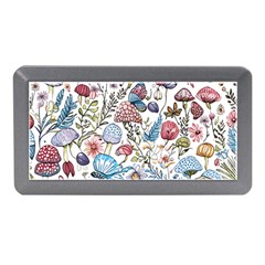 Mushroom Pattern Memory Card Reader (mini) by Valentinaart