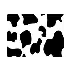 Black And White Cow Print,wallpaper Premium Plush Fleece Blanket (mini)